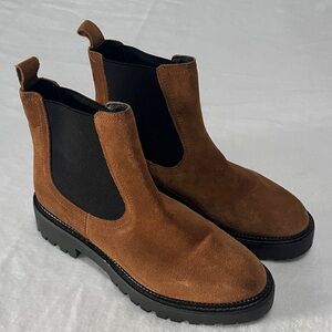 Caslon Tan Suede Men's Chelsea Boots